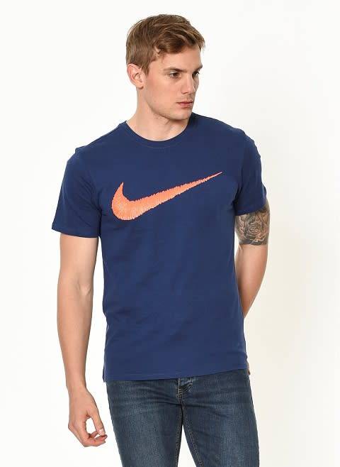 Original Mens NIKE NSW TEE HANGTAG SWOOSH - 707456-429 - XX Large